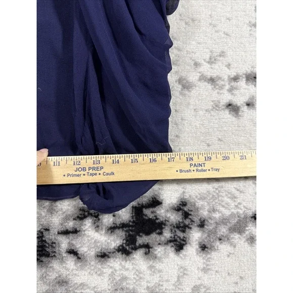 Ted Baker Dress Womens Size 1 Strapless Sleeveless Zip 100% Silk‎ Pleats - Picture 4 of 16